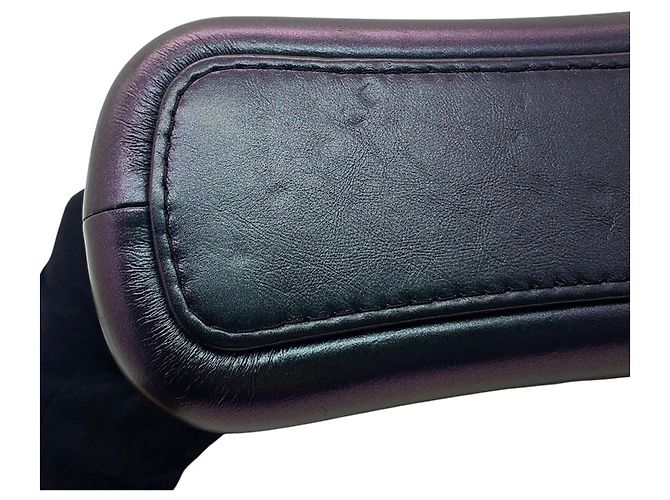 Borsa a Spalla con Catena Chanel Gabrielle de Small Hobo Viola scuro - vista 9