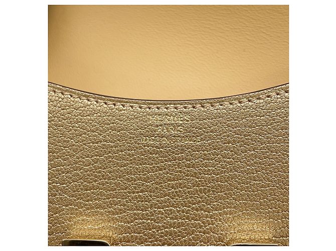 Hermès Hermes Constance Doré Champagne Chevre Monedero Dorado - vista 13