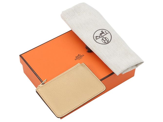 Hermès Hermes Constance Doré Champagne Chevre Monedero Dorado - vista 14