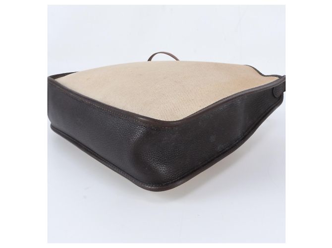 Hermès Borsa a tracolla Hermes Vespa PM Toile H Leather Beige Marrone scuro - vista 6