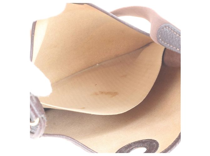 Hermès Borsa a tracolla Hermes Vespa PM Toile H Leather Beige Marrone scuro - vista 8