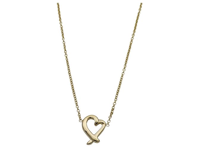 Collana Tiffany & Co. Paloma Picasso Loving Heart D'oro - vista 2