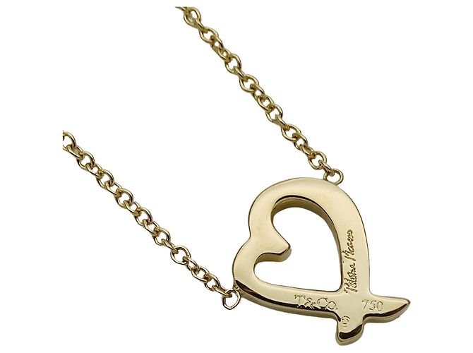 Collana Tiffany & Co. Paloma Picasso Loving Heart D'oro - vista 4
