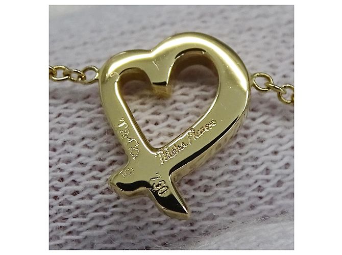 Collana Tiffany & Co. Paloma Picasso Loving Heart D'oro - vista 7