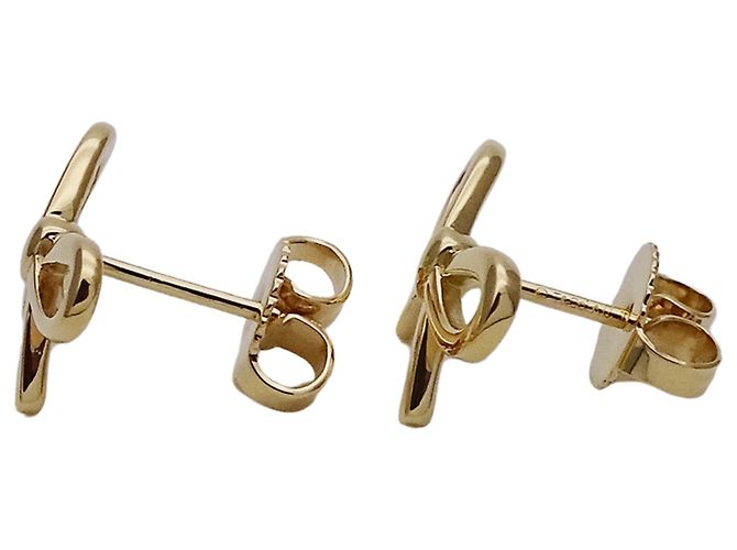 Orecchini a lobo in oro giallo Tiffany & Co. D'oro - vista 4