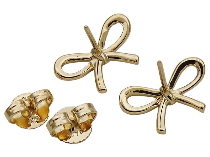Orecchini a lobo in oro giallo Tiffany & Co. D'oro - vista 5