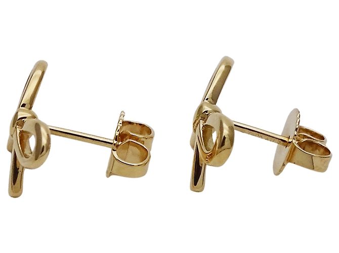 Orecchini a lobo in oro giallo Tiffany & Co. D'oro - vista 4