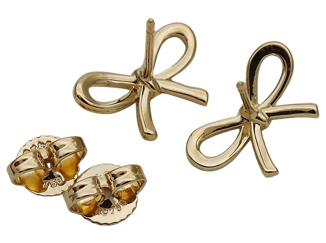Orecchini a lobo in oro giallo Tiffany & Co. D'oro - vista 5