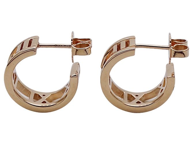 Orecchini a lobo in oro rosa Tiffany & Co. D'oro - vista 4