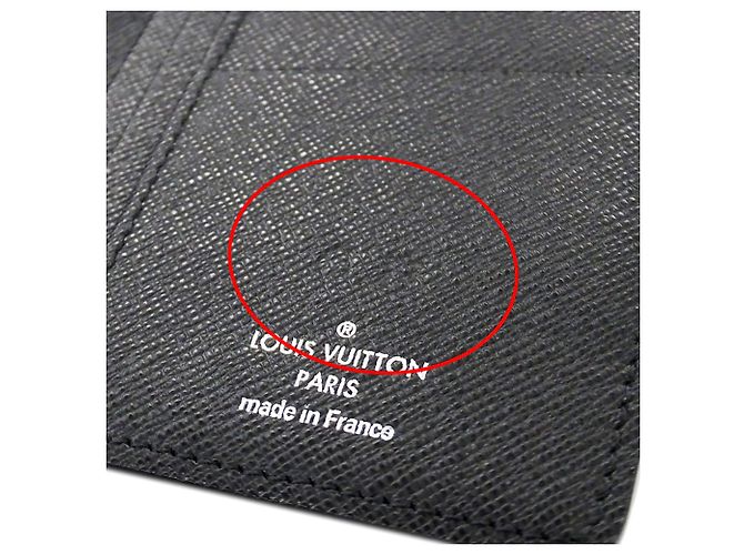 Portafoglio bi-fold da uomo Louis Vuitton Damier Graphite Nero Damier ebene - vista 6