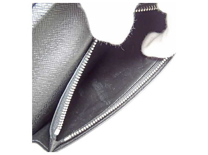 Portafoglio bi-fold da uomo Louis Vuitton Damier Graphite Nero Damier ebene - vista 7