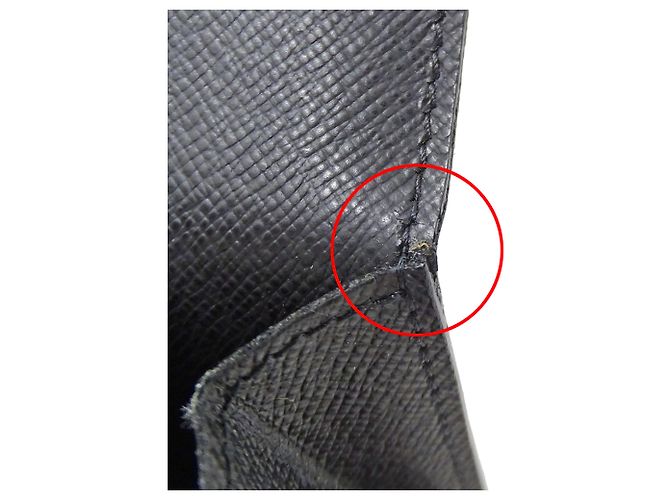 Portafoglio bi-fold da uomo Louis Vuitton Damier Graphite Nero Damier ebene - vista 8