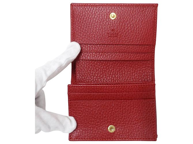 Portafoglio Bi-Fold Petite Marmont Gucci Rosso - vista 4