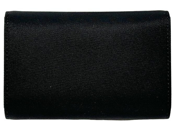 Portachiavi Prada in nylon nero - vista 2