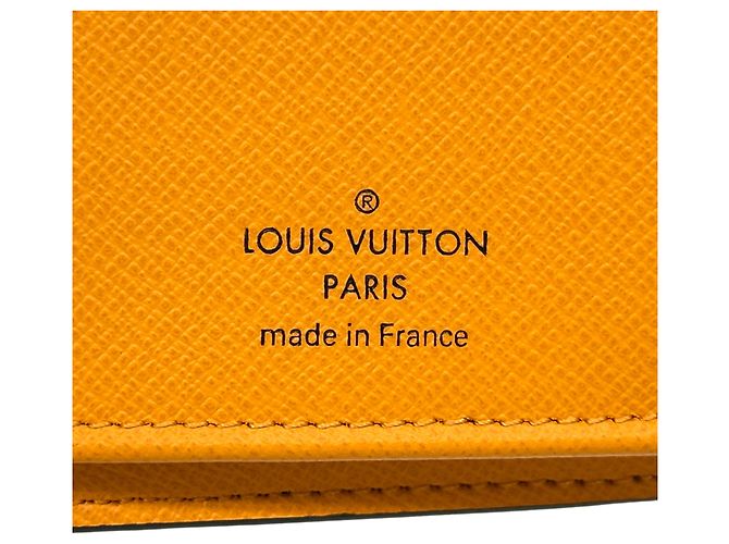 Louis Vuitton Monogram Macassar Long Wallet Brown Golden Orange - view 6