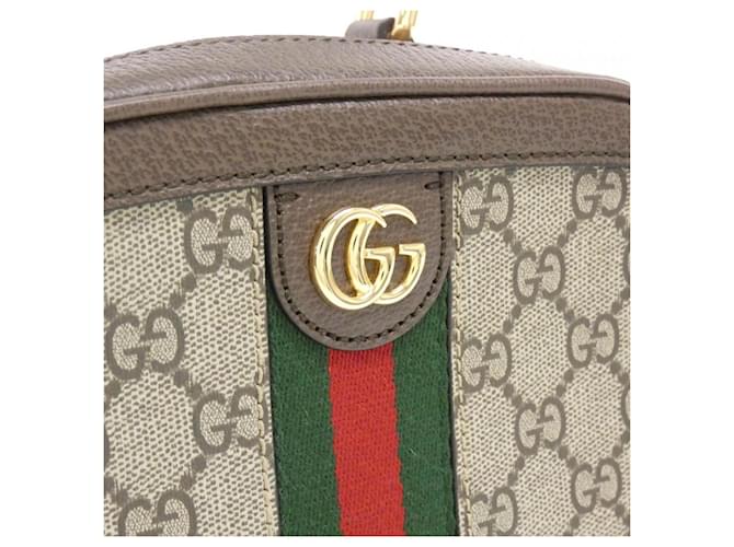Borsa Gucci Ophidia Marrone Beige - vista 4