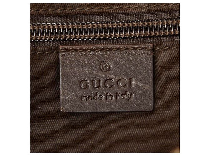 Borsa a tracolla Gucci GG Canvas Marrone Beige - vista 8