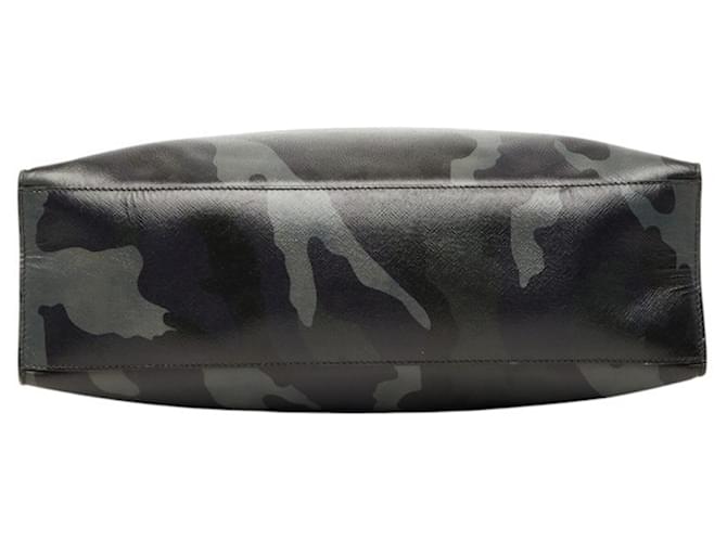 Borsa Prada Triangle Logo Plate Camouflage Marrone Nero Porpora - vista 3
