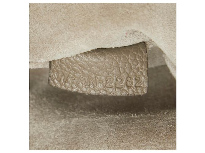 Céline Borsa cabas Celine Small Fold in pelle beige - vista 10
