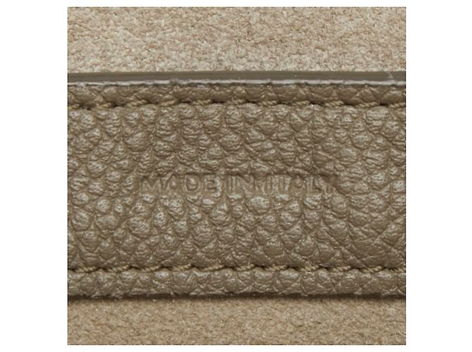 Céline Borsa cabas Celine Small Fold in pelle beige - vista 11