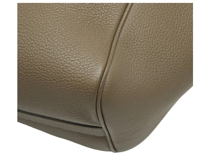 Céline Borsa cabas Celine Small Fold in pelle beige - vista 4