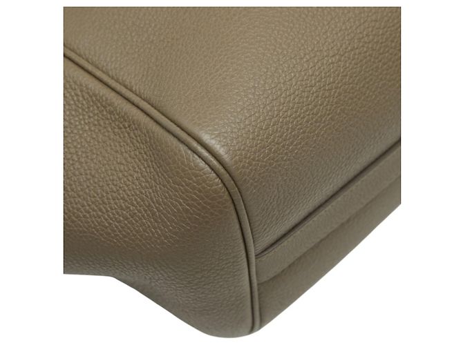 Céline Borsa cabas Celine Small Fold in pelle beige - vista 5