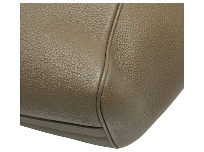 Céline Borsa cabas Celine Small Fold in pelle beige - vista 6