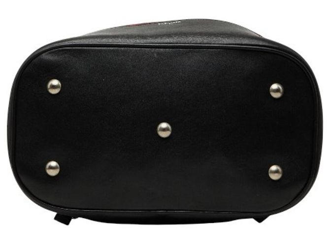 Saint Laurent Tweed Rucksack Rot - Ansicht 3