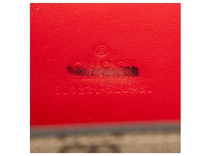Borsa Gucci GG Small Bamboo Rosso Beige - vista 11