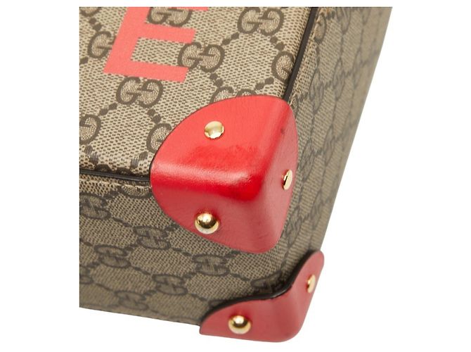 Borsa Gucci GG Small Bamboo Rosso Beige - vista 6