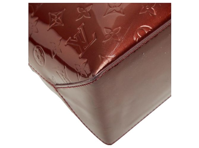 Borsa Tote Louis Vuitton Monogram Vernis Wilshire MM Rosso - vista 7