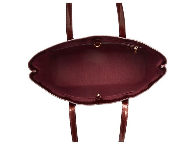 Borsa Tote Louis Vuitton Monogram Vernis Wilshire MM Rosso - vista 9