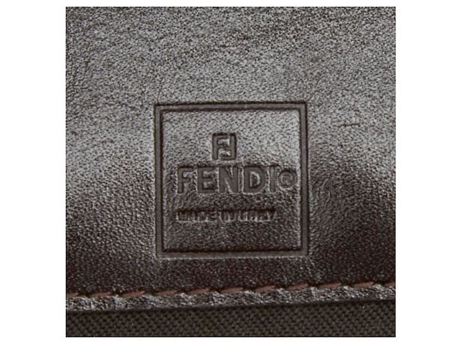 Fendi Zucca Long Wallet Braun Schwarz - Ansicht 13