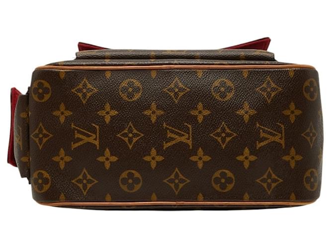 Borsa Louis Vuitton Monogram Excentri Cité Marrone - vista 3