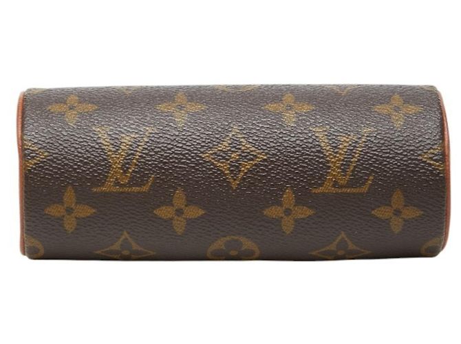 Pochette Borsa a Mano Louis Vuitton Monogram Papillon Marrone - vista 3