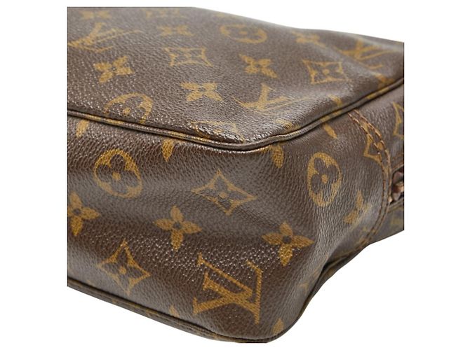 Louis Vuitton Monogram Trousse Toilette 28 Clutch Marrone - vista 6