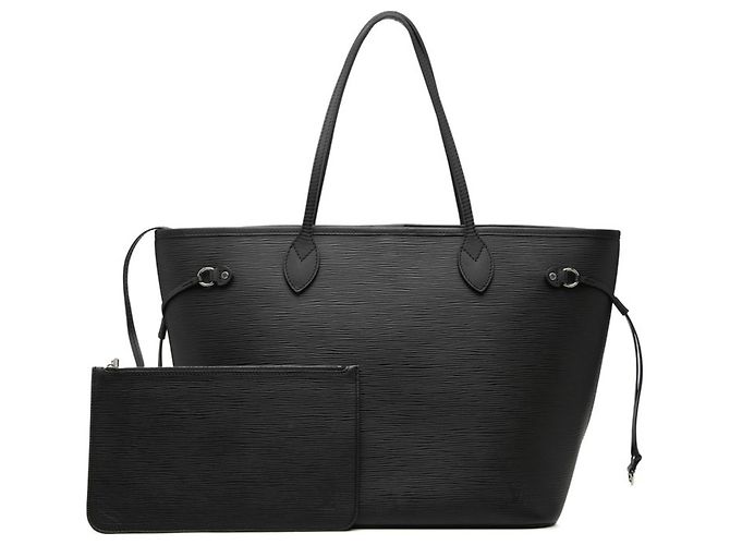 Borsa Tote Louis Vuitton Epi Neverfull MM Nero - vista 7