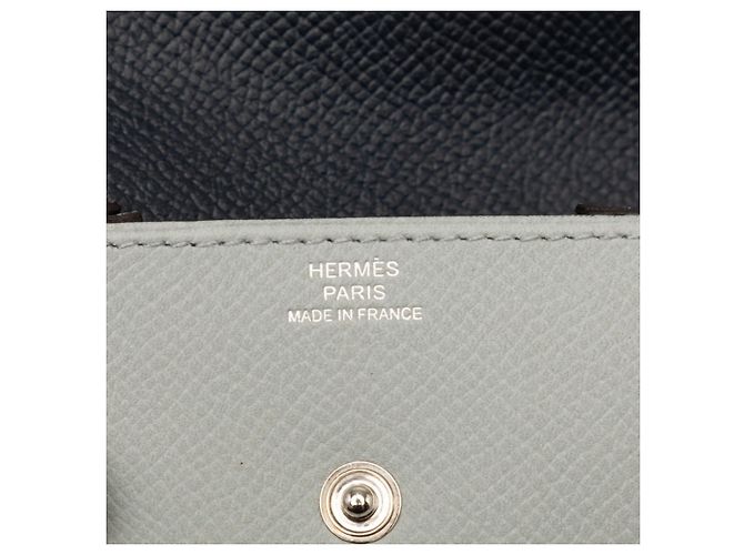 Monedero Le Vingt-Quatre Hermès en Gris Castaño - vista 6