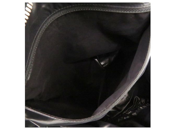 Borsa a tracolla 2-Way in lana e pelle ricamata Chanel Nero - vista 6