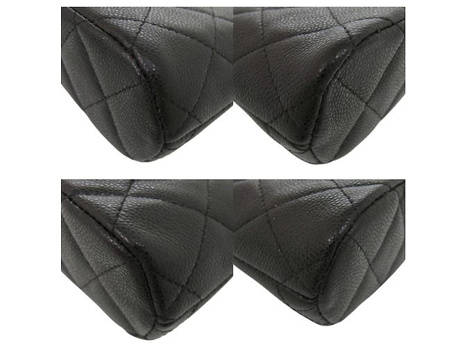 Borsa a tracolla Chanel Matelassé Mini Chain Nero - vista 4