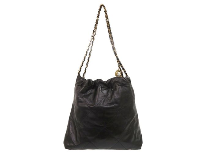 Chanel 22 Small Black Tote Bag - view 2