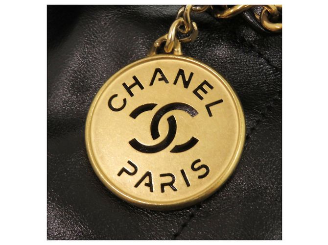 Chanel 22 Small Black Tote Bag - view 7