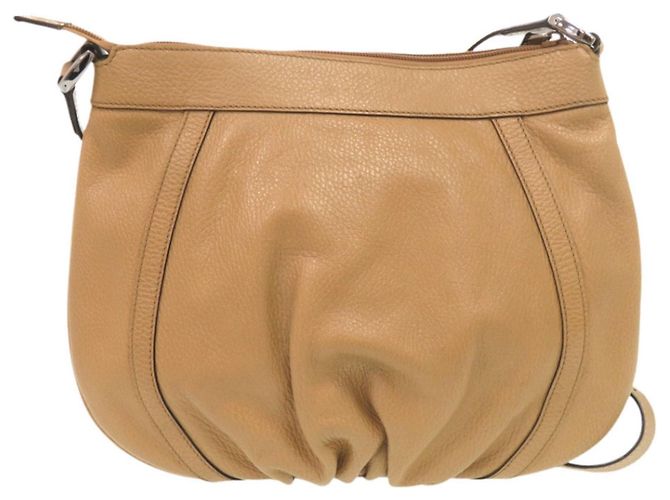 Borsa a tracolla Abbey in pelle camel Gucci Marrone Cammello - vista 2