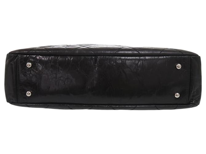 Borsa Chanel Matelassé Coco Mark Nero Rosa - vista 4