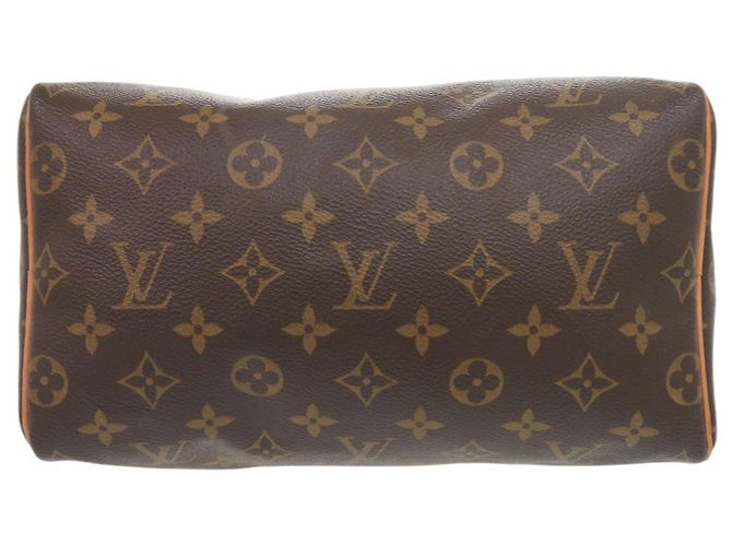 Borsa Louis Vuitton New Speedy 25 Monogram Marrone Monogramma - vista 3