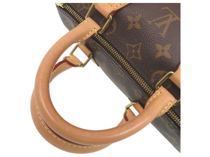 Borsa Louis Vuitton New Speedy 25 Monogram Marrone Monogramma - vista 7