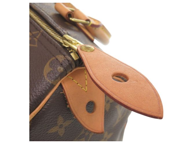 Borsa Louis Vuitton New Speedy 25 Monogram Marrone Monogramma - vista 9