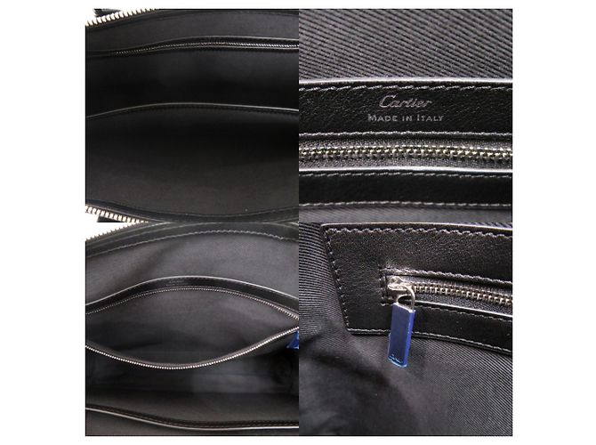 Cartier Must de Small Briefcase Nero - vista 10