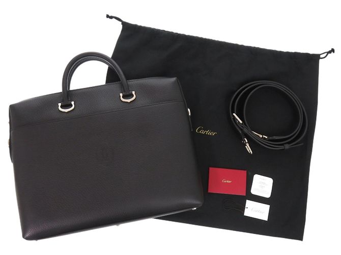 Cartier Must de Small Briefcase Nero - vista 2