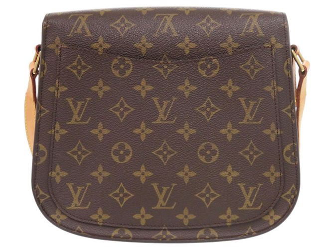 Borsa a Spalla Louis Vuitton Saint Cloud GM Monogram Marrone Monogramma - vista 2